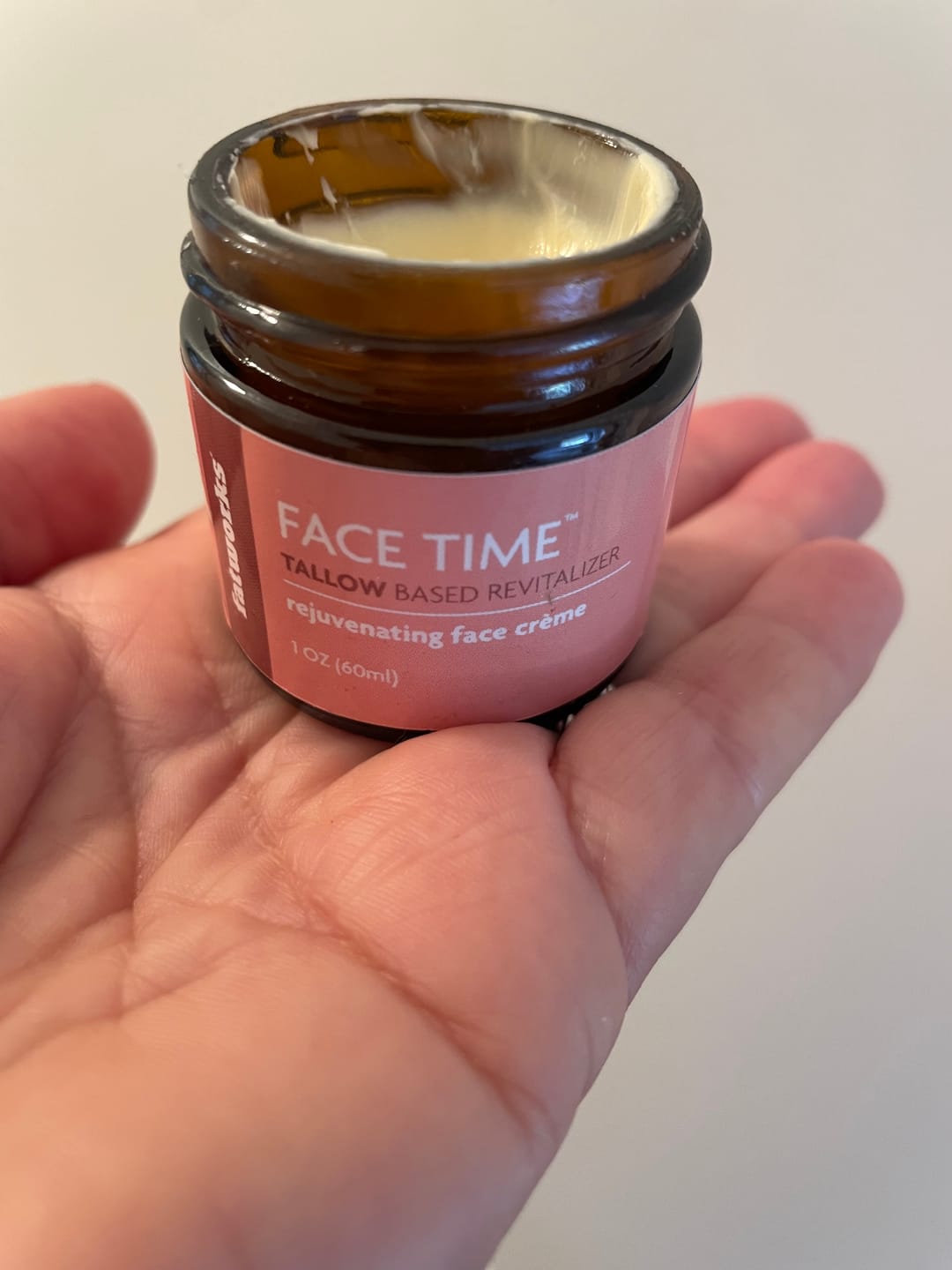 Customer photo review of Face Time-Tallow Based Face Crème