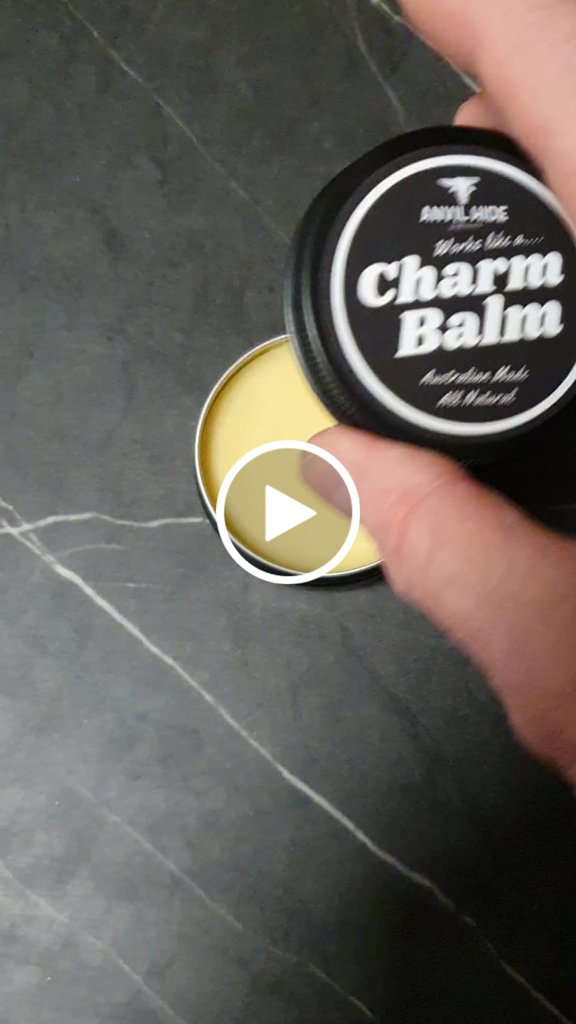 Customer video review of "Works like a Charm" Balm - natural leather conditioner and restorer