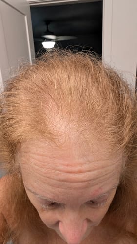 Customer photo review of Instant Dye Shampoo