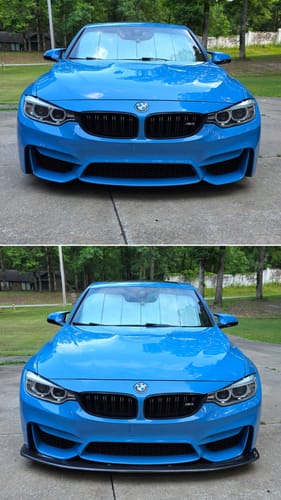 Customer photo review of 2014-20 BMW F80 M3 F82 F83 M4 Carbon Splitter Front Splitter Lip