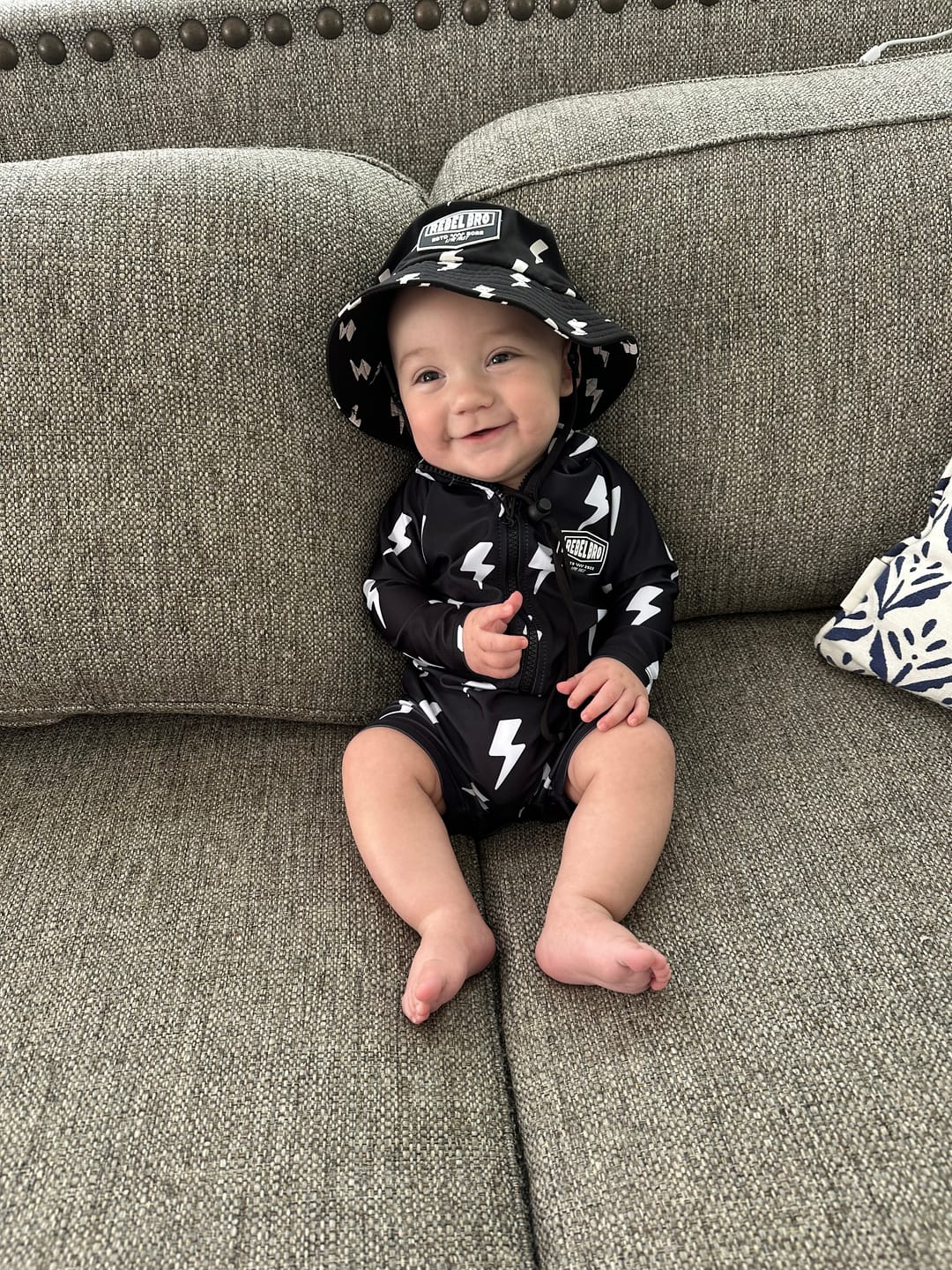 Customer photo review of UPF50+ Swim Romper in Jagger