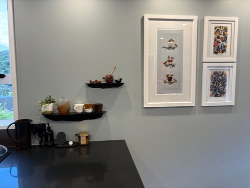 Customer photo review of FOLD Wavy Shelf 550