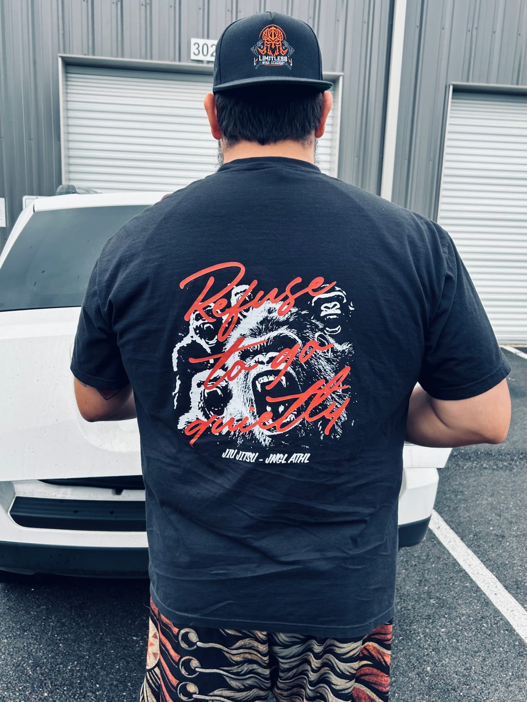 Customer photo review of Refuse To Go Quietly - Heavyweight T-Shirt