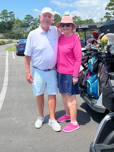 Customer photo review of SKŌNI Women's Golf Shoe Waterproof- Pink