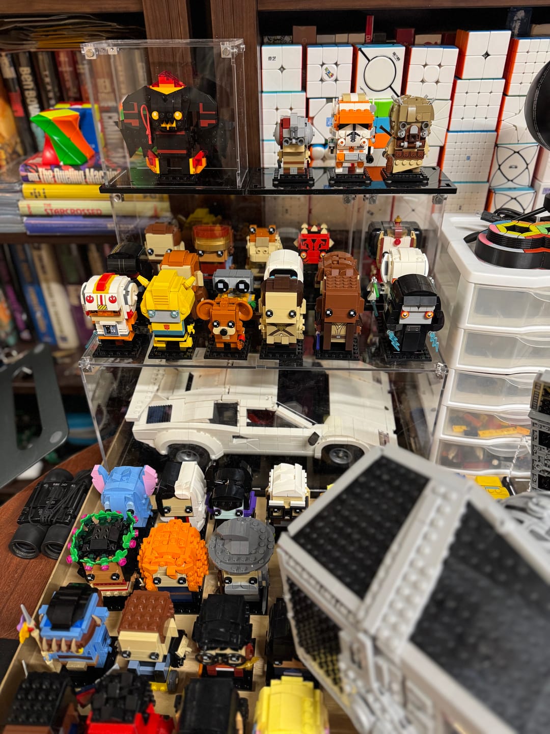 Customer photo review of Display Case for LEGO® 2 BrickHeadz™