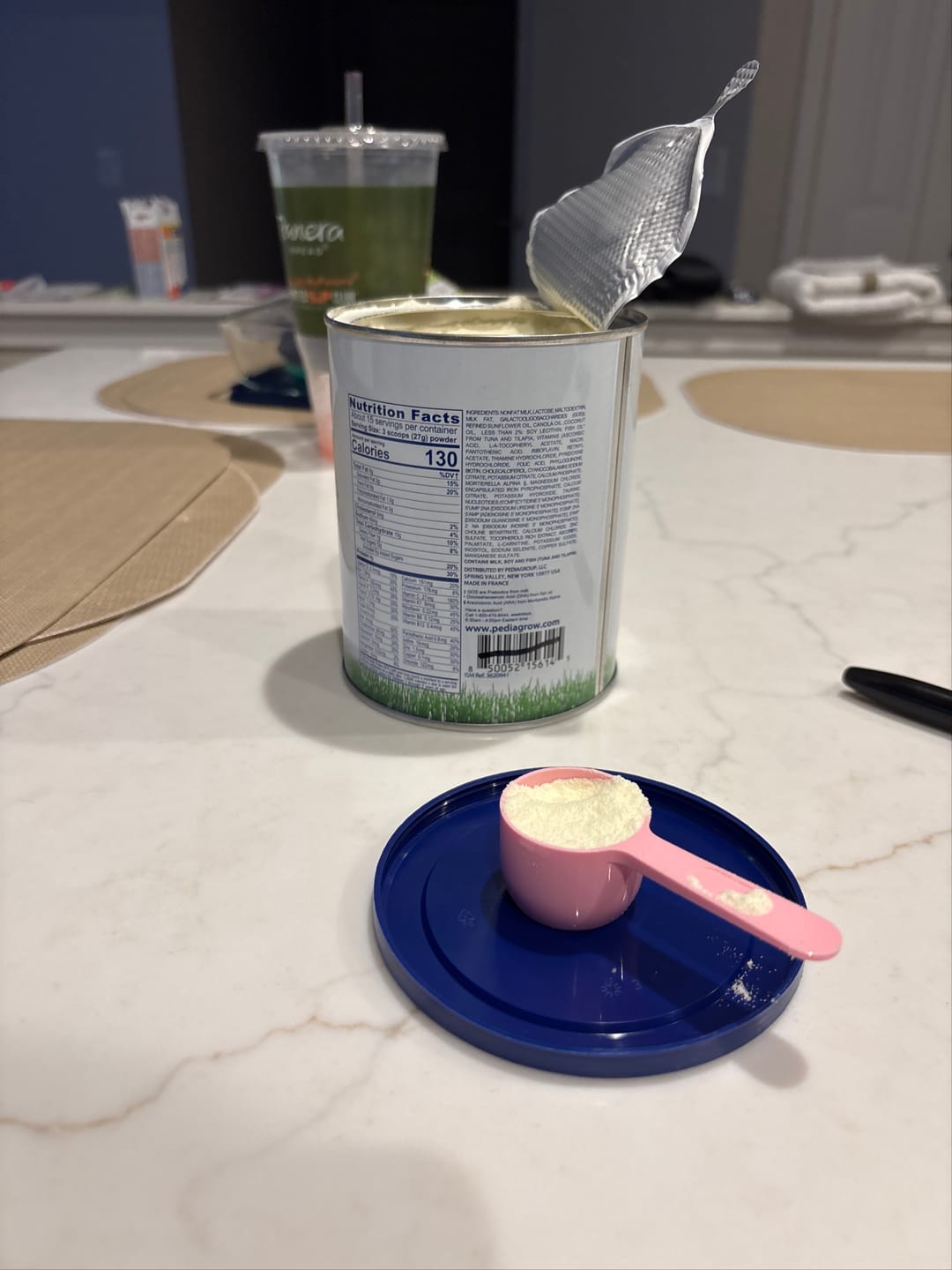 Customer photo review of Toddler Nutritional Drink (14.1 oz)