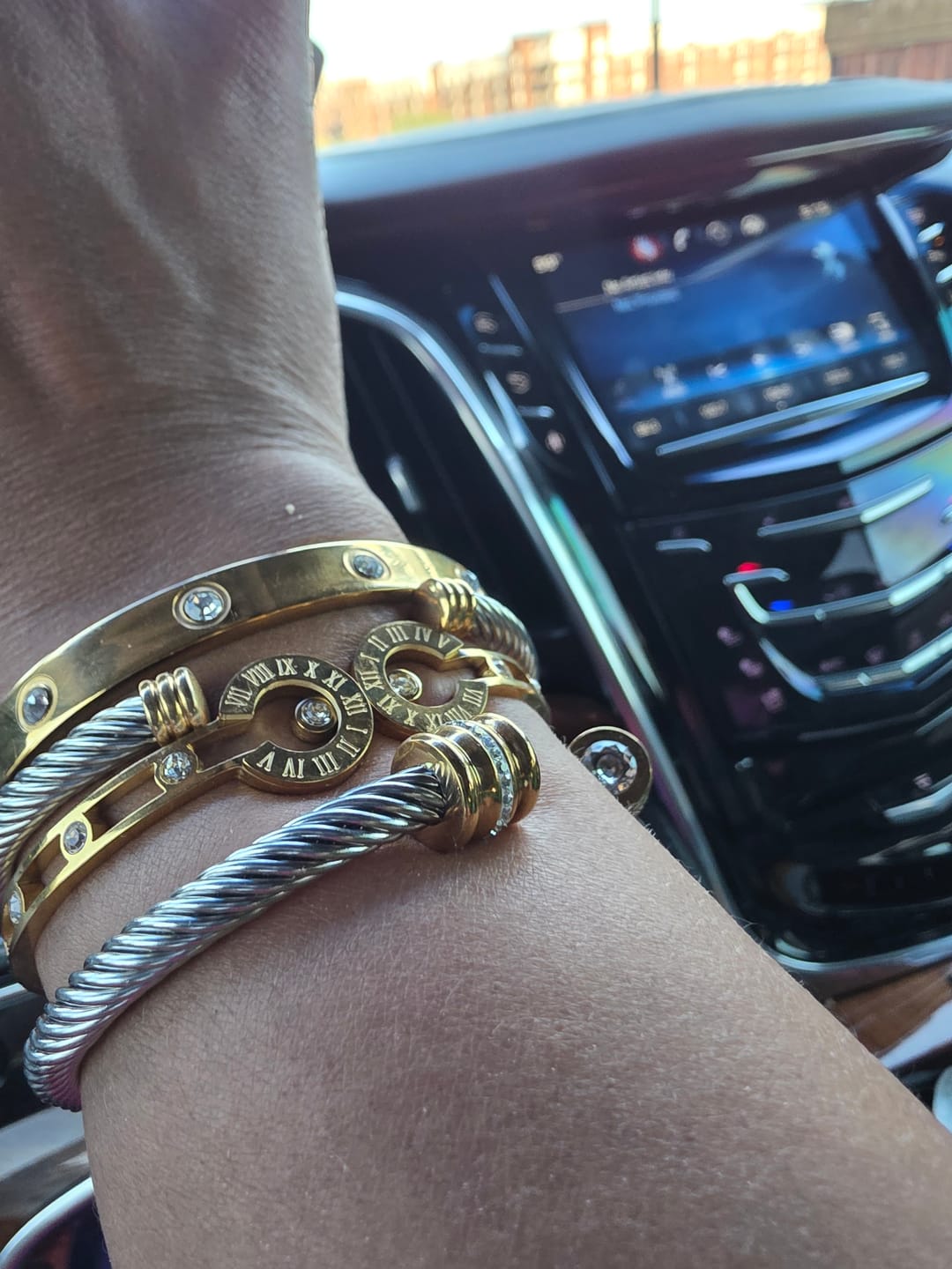 Customer photo review of Ana Lucia Bracelet Stack