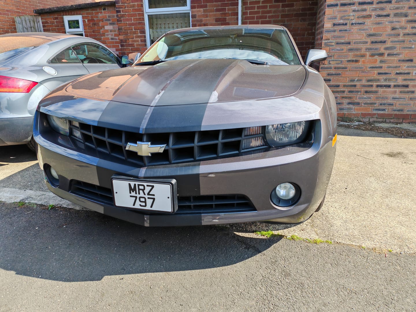 Customer photo review of American Metal Pressed Number Plate – 12 x 6 Inches