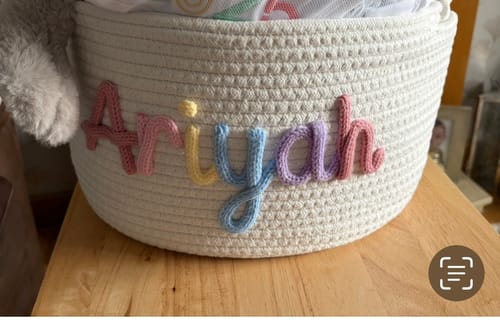 Customer photo review of Basket Size