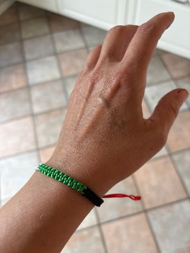 Customer photo review of Palestine Unity Bracelet