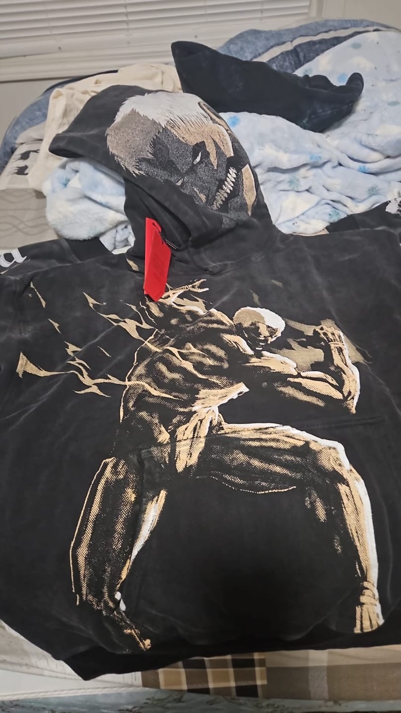 Customer photo review of 5129 - AOT©  x YLA Pullover Hoodies