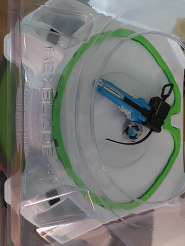 Customer photo review of Takara Tomy Beyblade X BX-42 Rubber Custom Grip Blue Ver