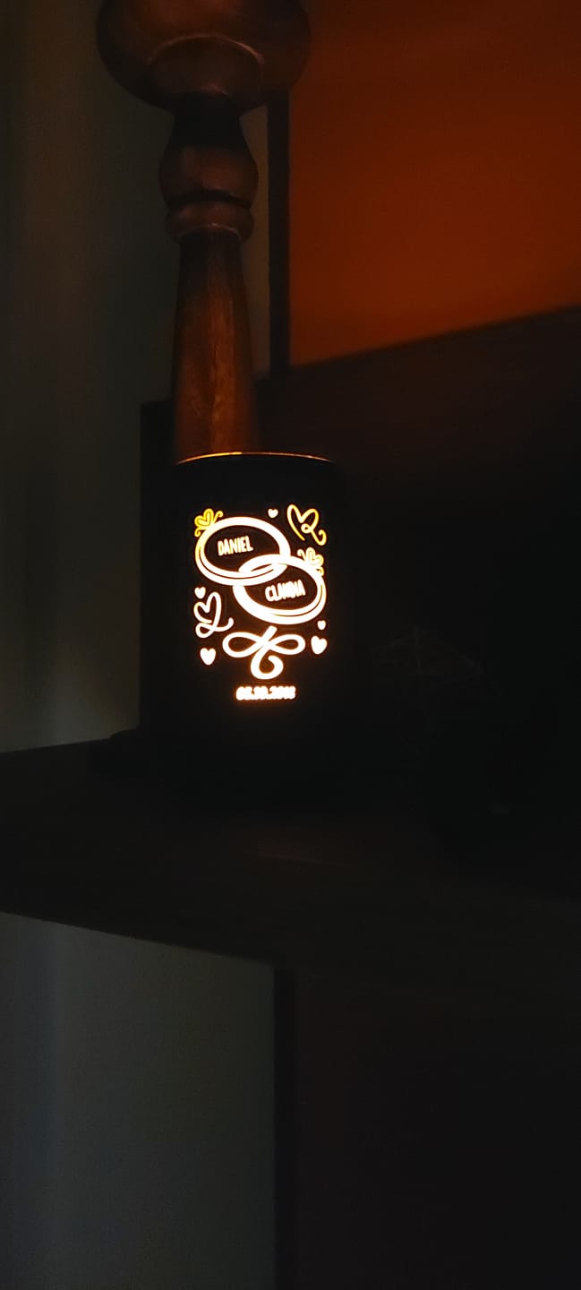 Customer photo review of Unsere Herzen - Paar-Windlicht