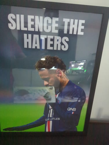 Customer photo review of Neymar - Silence the Haters