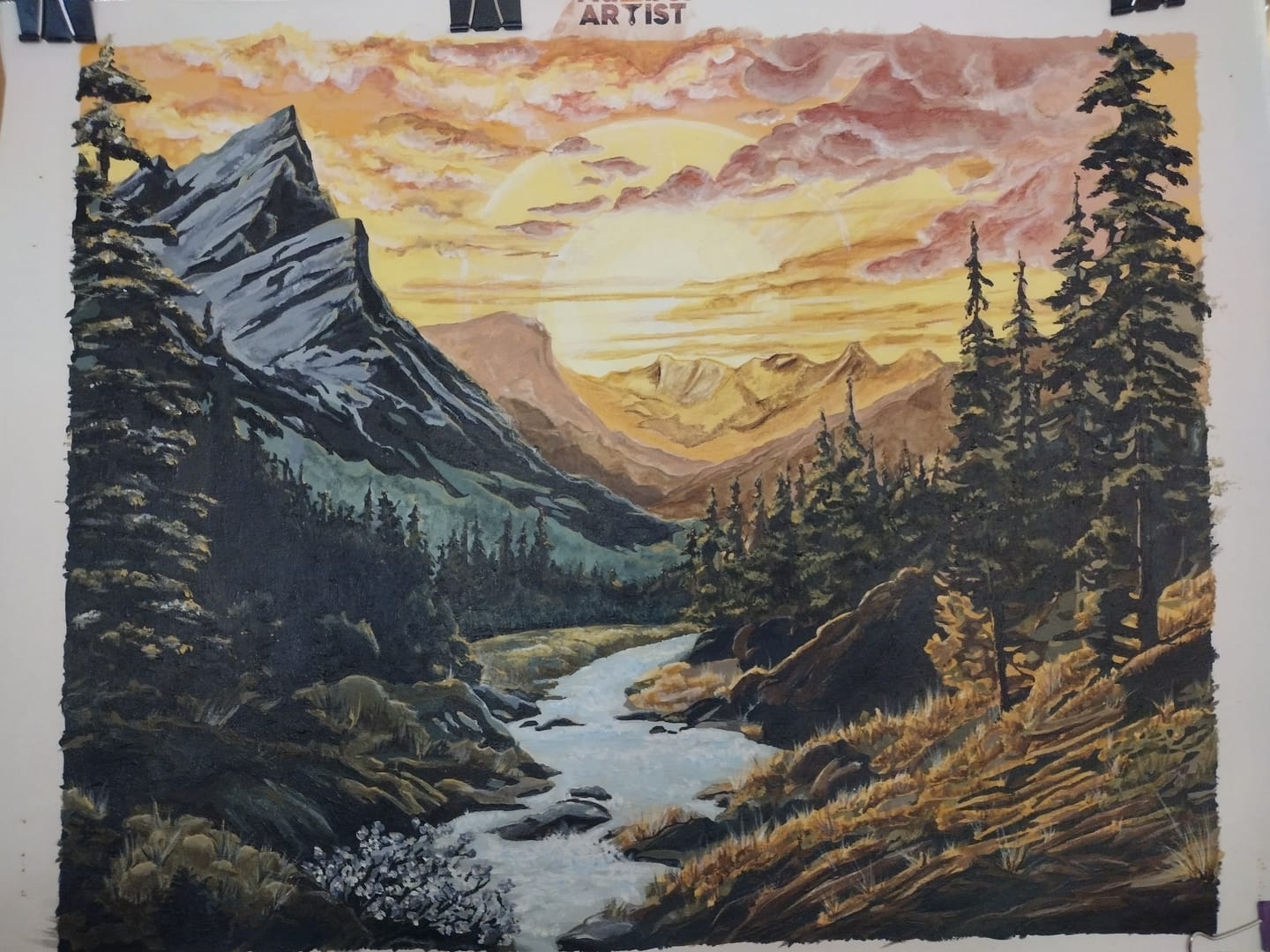 Customer photo review of Mountainside Sunset