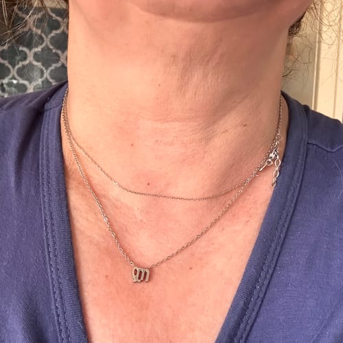 Customer photo review of Collana segno Zodiacale ♈️♊️♏️