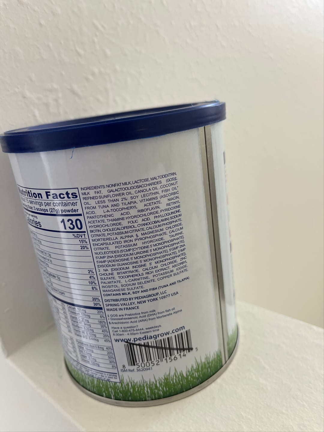 Customer photo review of Toddler Nutritional Drink (14.1 oz)