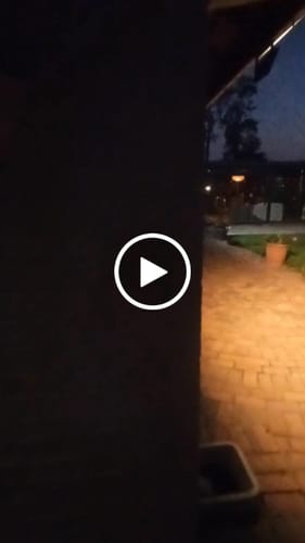 Customer video review of Solar Wall Light with Motion Sensor