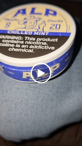 Customer video review of Chilled Mint Nicotine Pouches