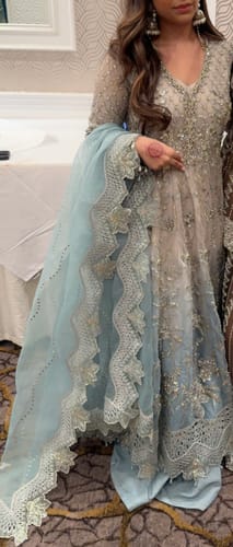 Customer photo review of Embroidered Net Suit | BD-3002