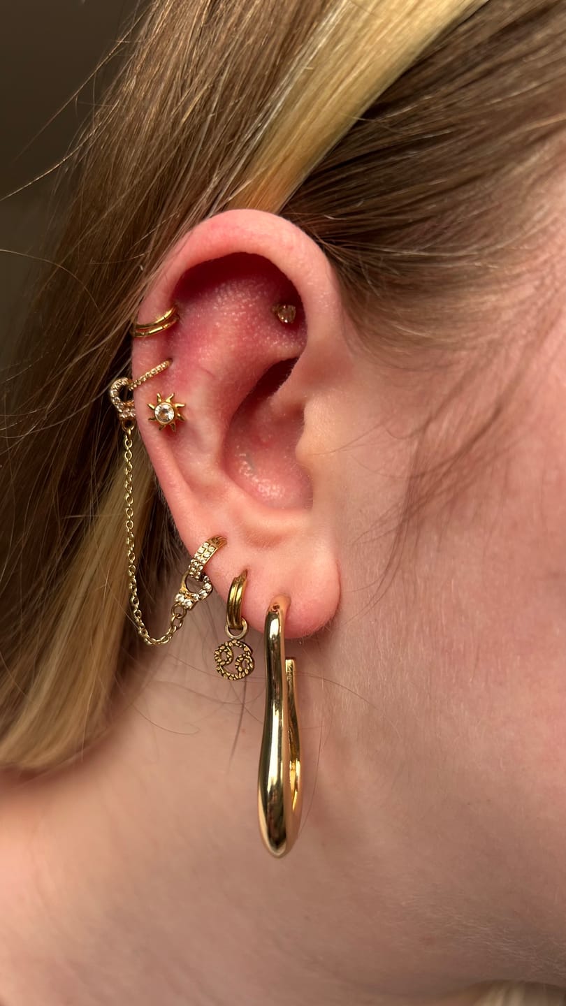 Customer photo review of Sunny Piercing | Titan