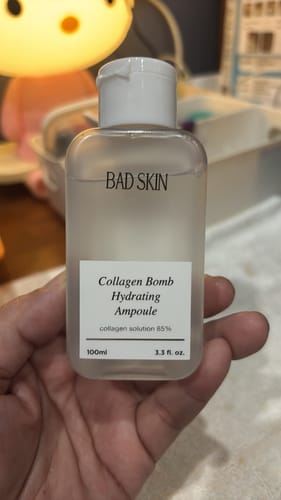 Customer photo review of Bad Skin™ Korean Collagen Bomb Hydrating Ampoule