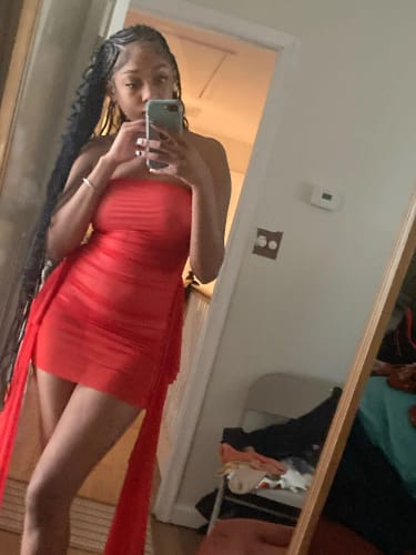 Customer photo review of Julissa Mini Dress