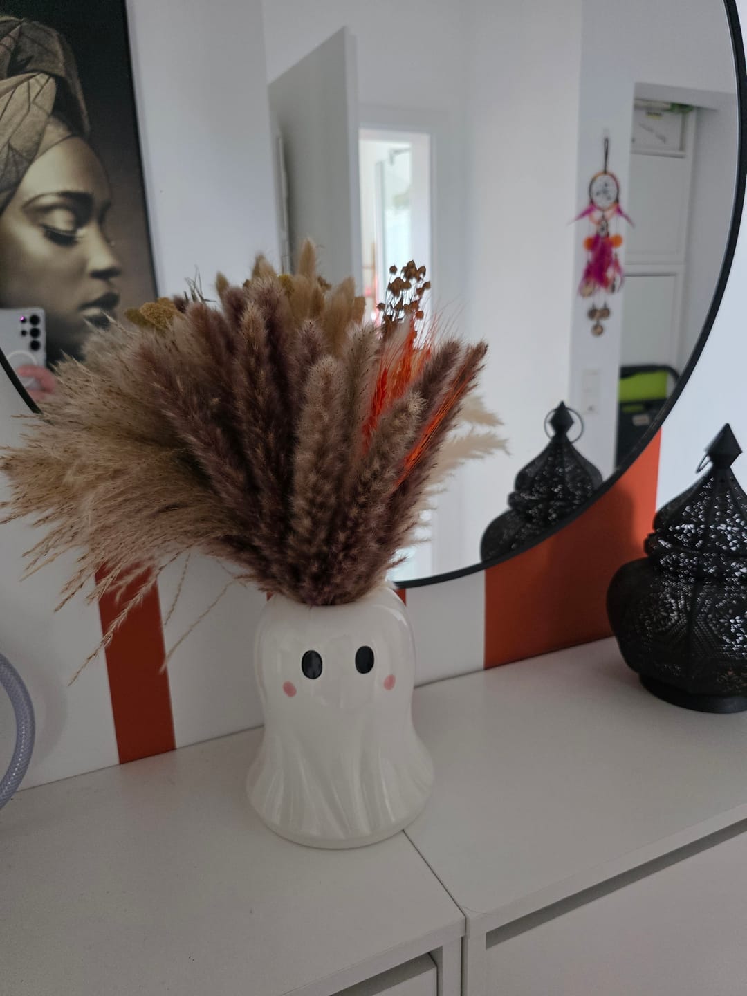 Customer photo review of Geist Vase aus Keramik – Süße Deko für Summerween & Halloween