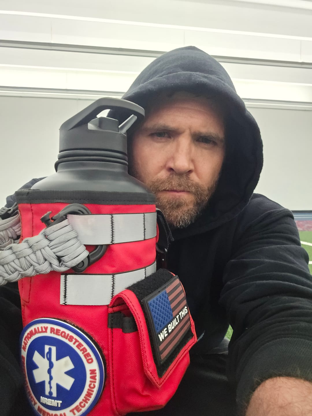 Customer photo review of 64oz Iron Workforce Bottles