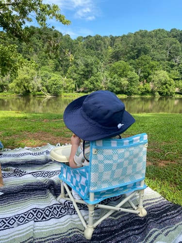 Customer photo review of Harper portable booster chair