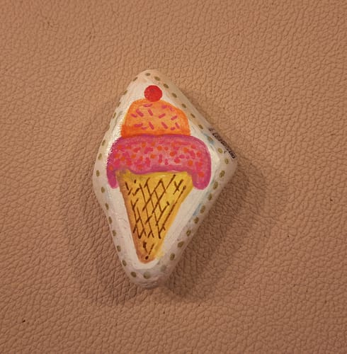 Customer photo review of QR Codes voor de Happy Stone App