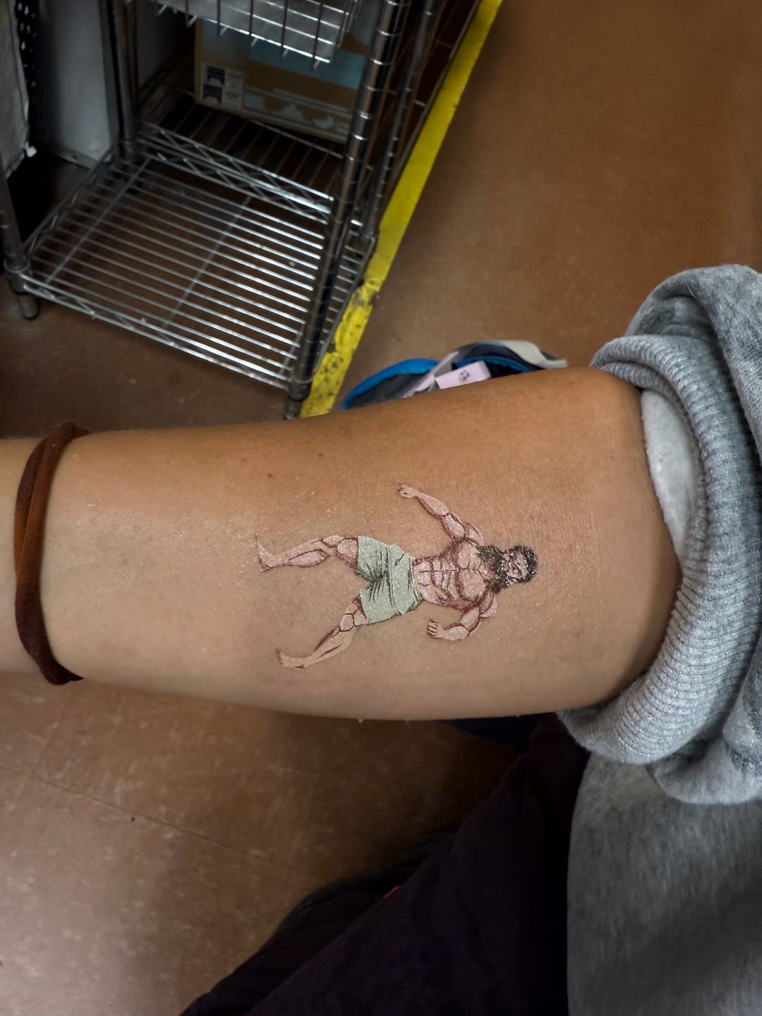Customer photo review of Custom Photo Temporary Tattoo - Background Removal