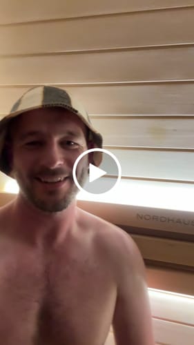 Customer video review of 2 Person Traditional Sauna - 4.5kw Harvia Heater