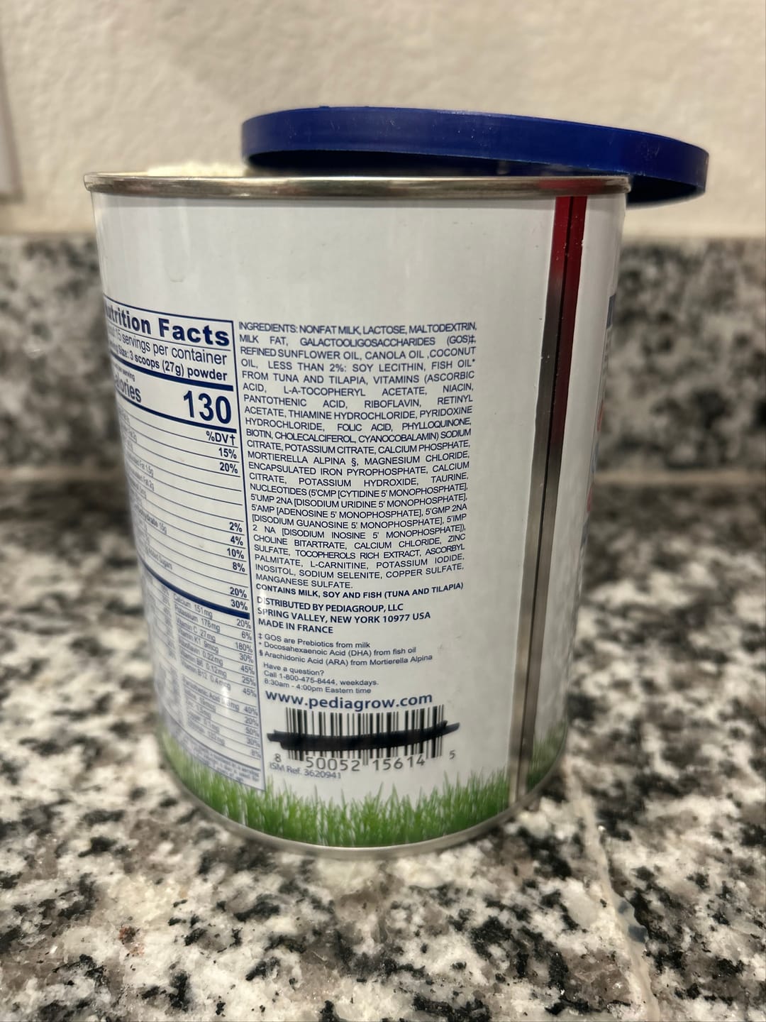 Customer photo review of Toddler Nutritional Drink (14.1 oz)