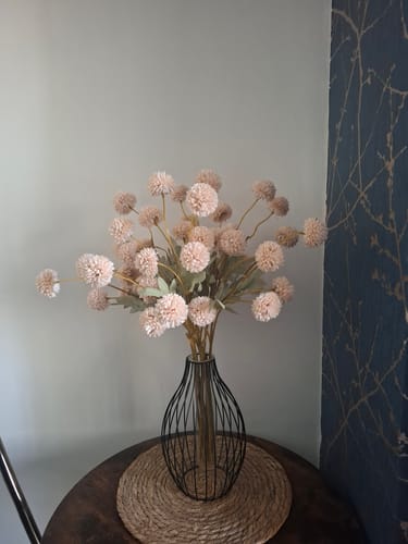 Customer photo review of Faux Kiku Flower - Cream (10 Stems / 50 Heads)