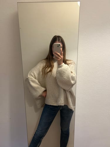 Customer photo review of Meli Strick Pullover - Beige