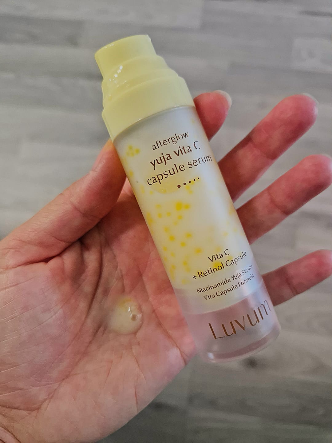Customer photo review of Luvum Yuja Vita C Capsule Serum (30ml)