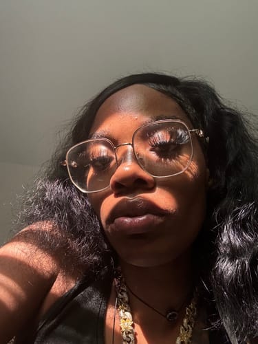 Customer photo review of Melly Eyeglasses