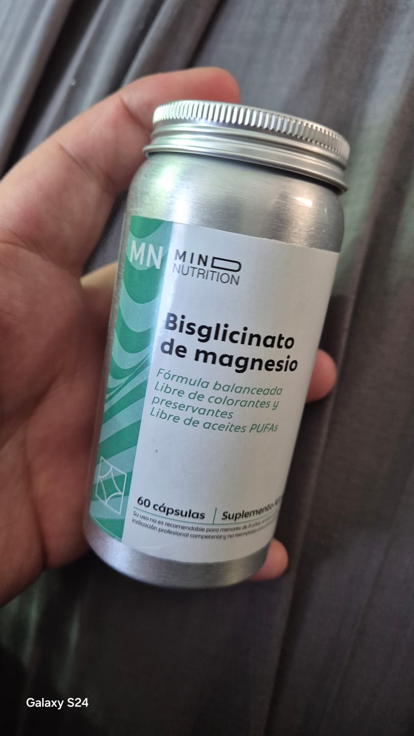 Customer photo review of Bisglicinato de Magnesio