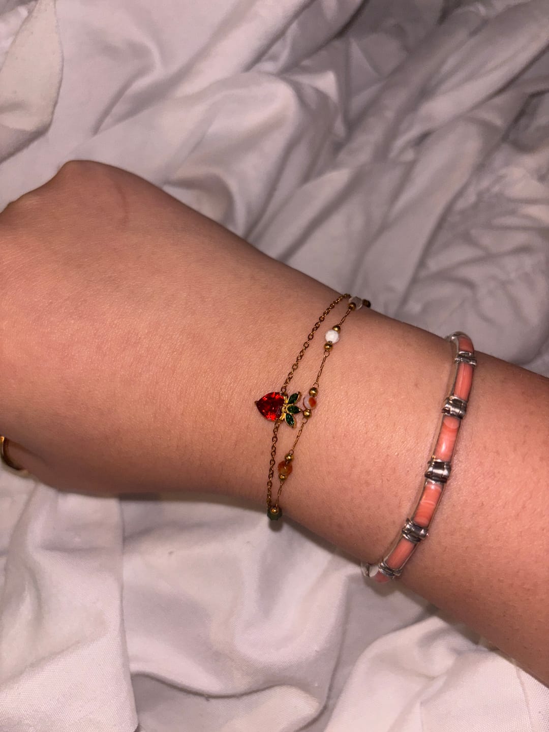Customer photo review of Crystal Berry Bracelet