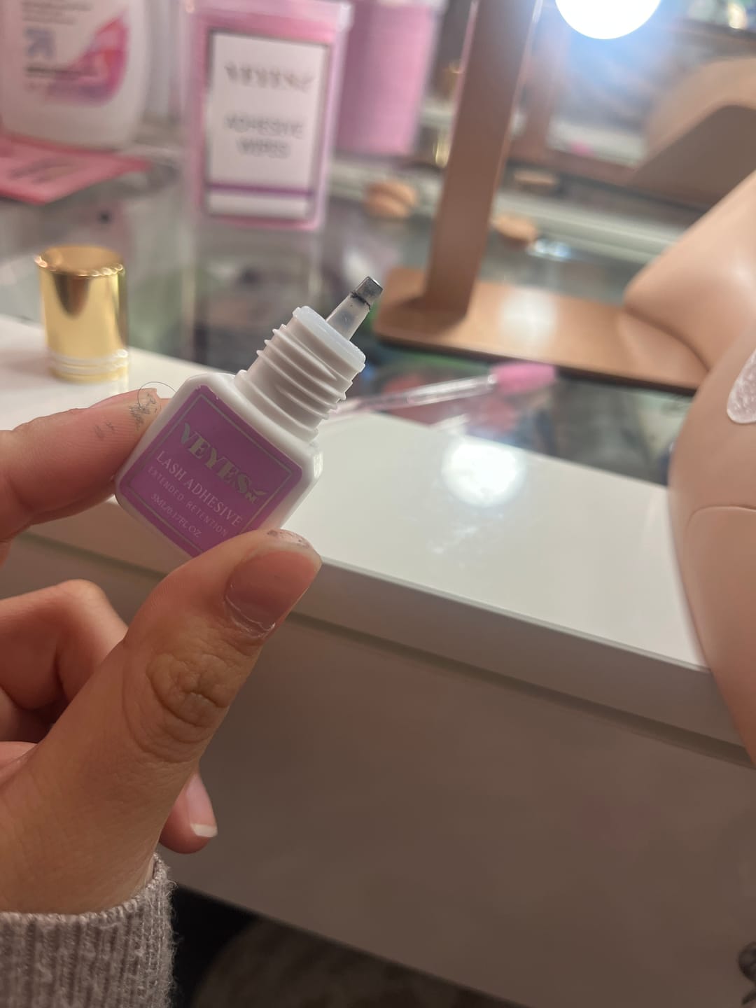 Customer photo review of 100PC Replace Nozzles for Lash Gule