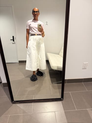 Customer photo review of Niki Babouche “Mono” Flats In Colors Black (Size 39)