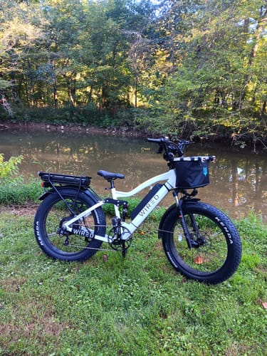 Customer photo review of Detachable Handlebar Basket