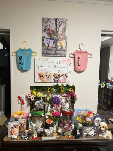 Customer photo review of Petcanva©オーダーメイド ブランケット