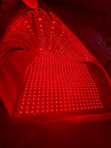 Customer photo review of Friend Red and Infrared Light Therapy Bag