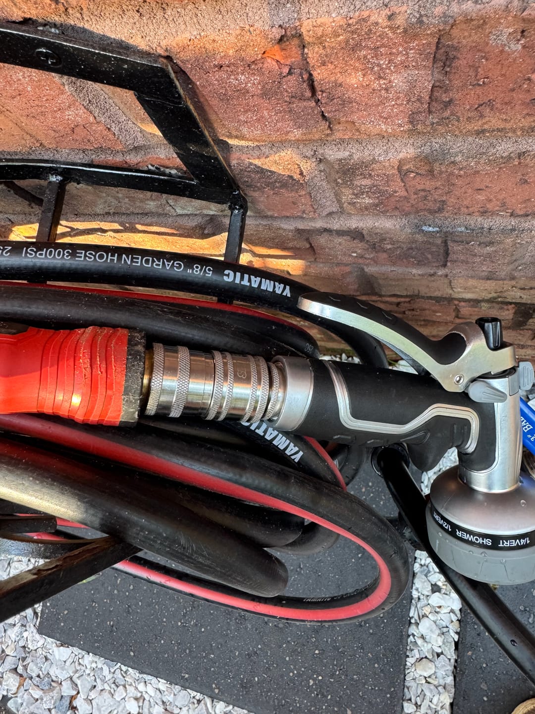 Customer photo review of Automatic Garden Hose Quick Connects