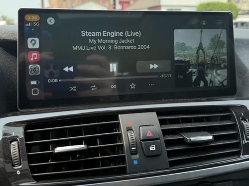 Customer photo review of 12.3'' Ultra-thin Android 13 GPS CarPlay for BMW X3 X4 F25 F26 2011-2017 CIC NBT