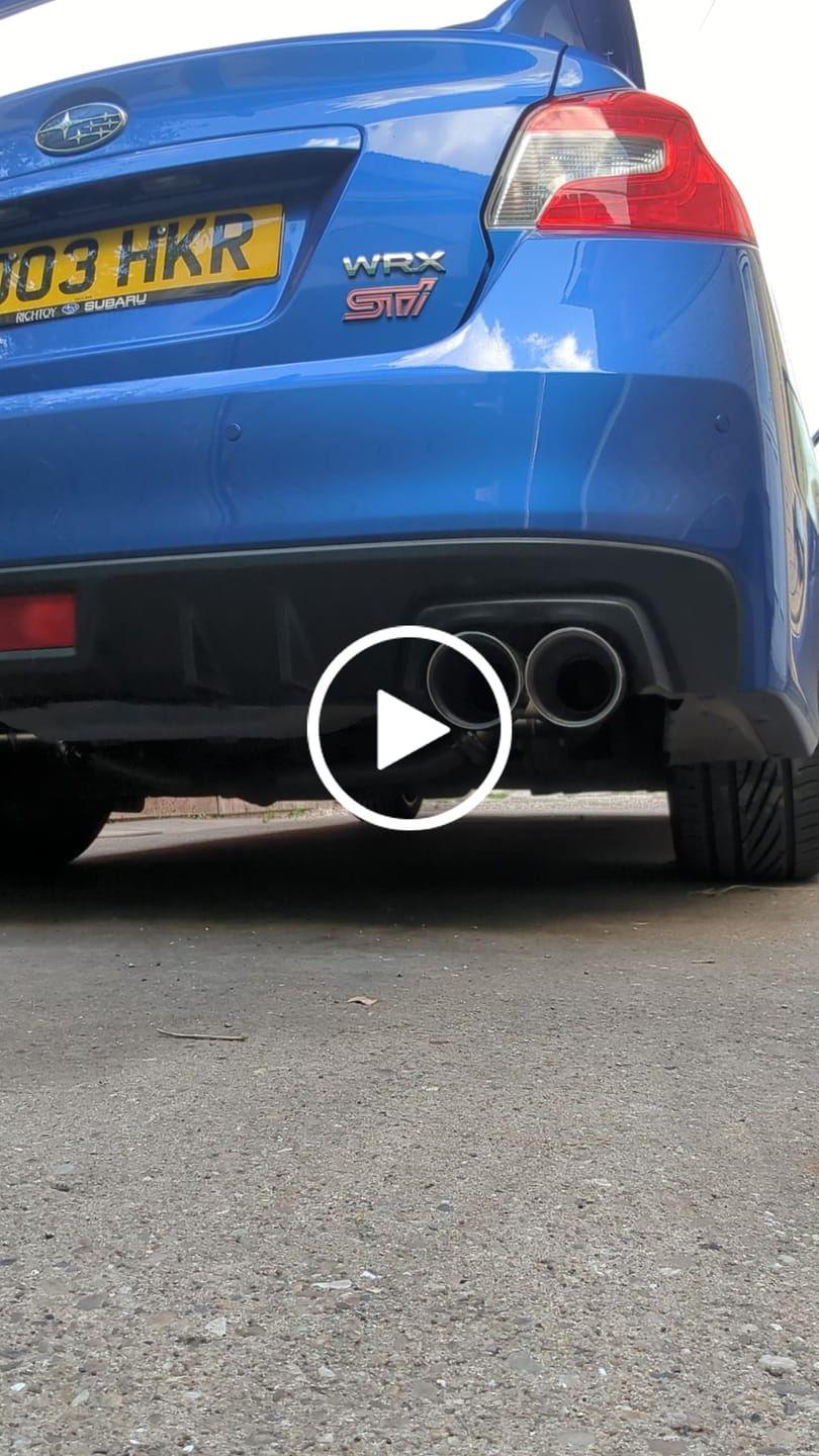 Customer video review of 2015-21 Subaru WRX / STi Muffler Delete Axle Back 4 Inch Quad Tips Exhaust