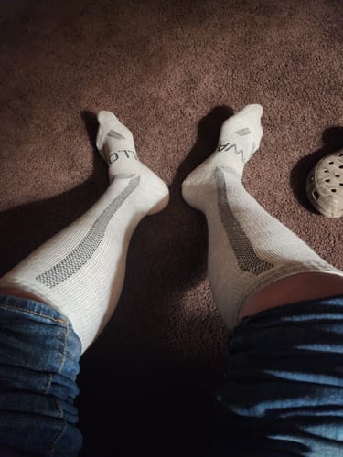 Customer photo review of Men's Alpaca Socks