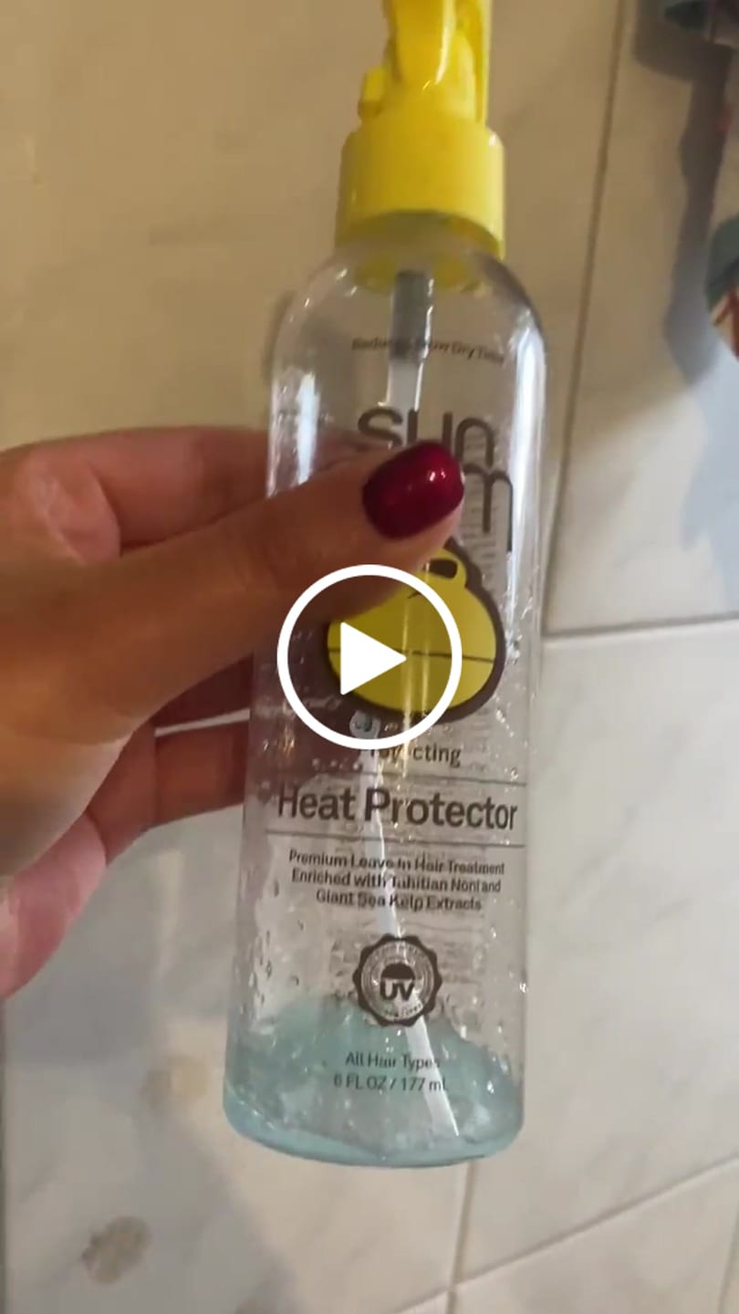 Customer video review of SUN BUM - HEAT PROTECTOR - 177ml